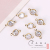 Hemming round Zircon Double Hanging Single Hanger Material Jewelry Accessories Shoes and Clothing Wedding Accessories Nail Ornament Wholesale Factory
