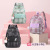 Schoolbag for Girls 2021 New Korean Style Japanese Style Plaid Backpack for Primary School Students in Grade 1-5 Burden Reduction and Expansion Backpack