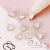 Triangle Zircon Claw Accessories Jewellery Accessories DIY Hair Accessories Shoes and Clothing Accessories Nail Art Copper Parts Zircon Claw