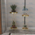 Iron Balcony Flower Stand Floor-Standing Indoor Living Room Double-Layer Simplicity Metal Shelf Art Flower Basin Shelf