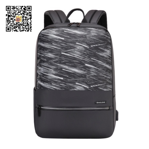 factory wholesale light and comfortable men‘s business casual large capacity computer backpack high school and college student schoolbag