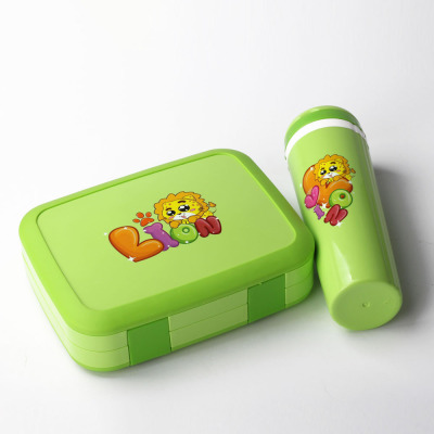 Youyue Mengxing Five Grid Bento Box Set with Water Cup Thermal Bag Student Children's Set for Cooking Lunch Box Bento Box