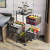 Kitchen Detachable Rotary Storage Rack Multi-Functional Fruit and Vegetables Snack Basket Floor Multi-Layer Storage Rack