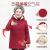 Middle-Aged and Elderly Women's Clothing Grandma Cotton-Padded Jacket Velvet Padded Thickened Coat 60-70 Years Old 80 Old Clothes Hooded Hoodies