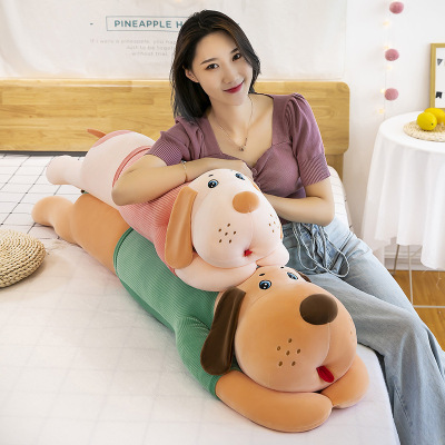 New Cute Lying Husky Plush Toy Dog Dog Doll Ragdoll Girlfriend Sleeping Pillow Birthday Gift