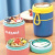 Portable Double Layer 316 Stainless Steel Sealed Japanese Style Soup Cups Office Worker Student Breakfast Oats Cans Lunch Box with Spoon