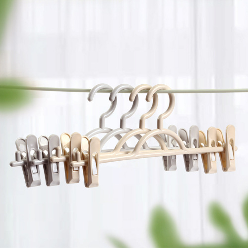 seamless household pants rack wardrobe drying pants hanger jk skirt clip clip strong underwear socks rack anti-frying pleated hanger