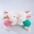 Factory Supply Cute Pet Bamboo Charcoal Lying Bunny Doll Plush Toys Children's Pillow Car Decoration Gifts