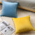 Nordic Style Netherlands Velvet Solid Color Big Ball Edge Pillow Cover Ins Velvet Fur Ball Sofa Bedroom Throw Pillowcase