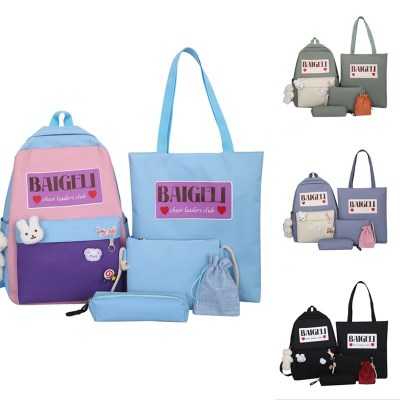 Foreign Trade Ins Style Schoolbag Female Student Korean College Harajuku High School and College Student Junior High School Student Cute Backpack Tide