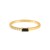 INS Popular Rectangular Zircon Ring Simple Elegant Micro-Inlaid Ring Copper Plating 18K Real Gold Cross-Border Hot Selling Bracelet