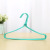 Thickened Adult PVC Coated Hanger Household Half-Bend Hanger Simple Color Drying Rack Stall Hot Sale Wholesale