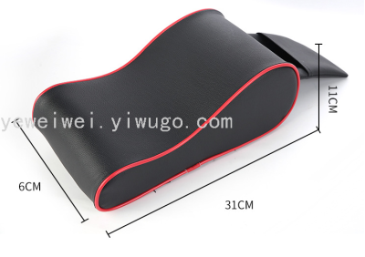 Factory Direct Supply Car Armrest Box Cushion Memory Foam Height Increasing Central Pad Car Interior Design Universal Leather Cushion Hand