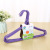 Thickened Adult PVC Coated Hanger Household Half-Bend Hanger Simple Color Drying Rack Stall Hot Sale Wholesale