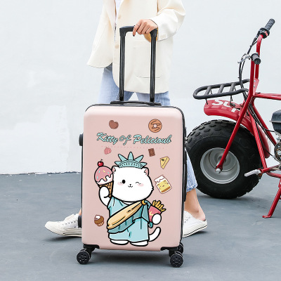 Men's and Women's Password Suitcase Student Trolley Case Universal Wheel Suitcase One Piece Dropshipping Luggage