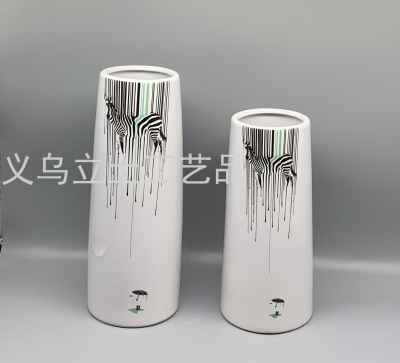 Gao Bo Decorated Home Household Daily Decoration Household Crafts Vase Two-Piece Set