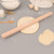 Unpainted Beech Rolling Pin Rolling Pin with Scale Rolling Pin Rolling Pin Solid Wood Baking Tool Wood