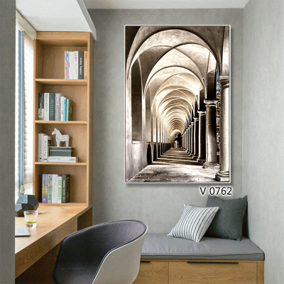 Building Landscape Painting Canvas Painting Paintings Wallpaper Decorative Calligraphy and Painting Photo Frame Bedside Painting Sofa Picture Frame