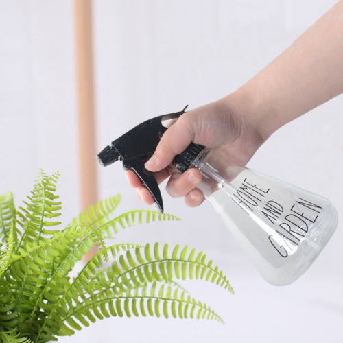 spot alcohol spray bottle 500ml transparent plastic bottle detergent gardening watering sprinkling can