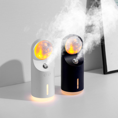 New Air Projection Humidifier Desktop Home Silent Bedroom USB Mini Charging Spray Hydrating Humidifier