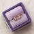 European and American Jewelry Little Flower Earrings 18K Gold Color Protection Jewelry Zircon Small Butterfly Earrings in Stock