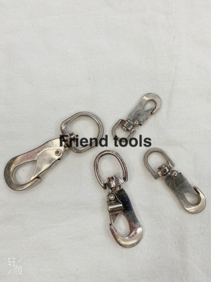 Zinc Alloy Buckle, Also Known as Mountaineering Iron Button, Source Factory, Nickel Plating