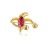 INS Style New Little Dinosaur Ear Clip 18K Gold Color Protection Forest Small Animal without Pierced Ornament