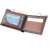 2021 New Men's Wallet Short Multiple Card Slots European and American Retro Wallet Thin Tri-Fold Horizontal Soft Leather Wallet Dollar Handbag