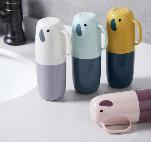 elephant toothbrush holder plastic portable toothbrush cup travel mouthwash cup toothbrush box wash cup tooth holder