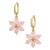 2021 Summer New Six Leaves Flower Earrings 18K Gold Color Protection Ornament Color Zirconium Flowers Earrings Earrings