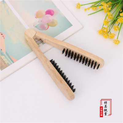 Straightening Hair Splint Bristles Comb Straight Hair Styling Splint Bristle Comb Hair Tools Accessories Comb