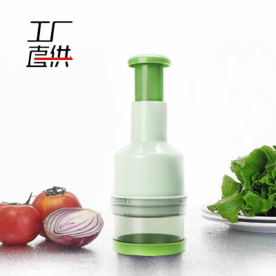 Pressing Cutter Chopping Artifact Chopper Hand Pressure Vegetable Cracker Kitchen Stainless Steel Manual Multi-Function Garlic Racket Artifact