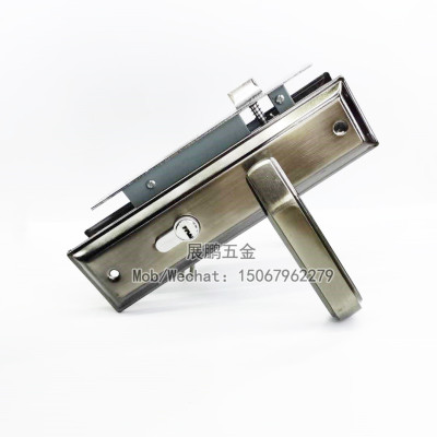 Foreign Trade Iron Aluminum Handle Door Lock Export Africa South Africa Door Lock Foreign Trade Iron Panel Lock