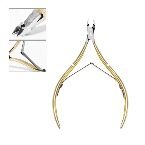 nail art dead skin scissors remove dead skin barbed nail clippers scissors gold stainless steel nail art tools
