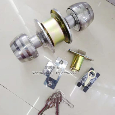 Spherical Lock Door Lock Exterior Door Lock 5831 Barrel Ball Lock South American Lock Stainless Steel Room Door Lock