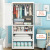 Children's Wardrobe Simple Cartoon Wardrobe Baby Toy Locker Baby Plastic Storage Cabinet Residential Furniture Cabinet