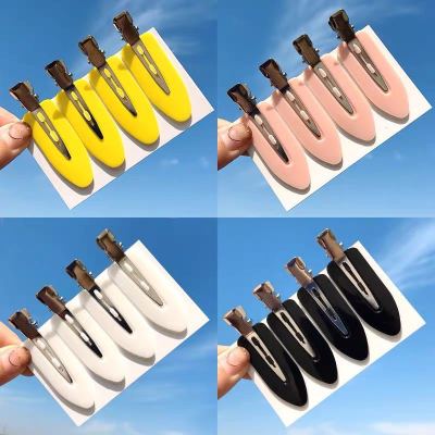 Professional Hair Clip Hairdressing Styling Traceless Clip Bang Clip Makeup Artist Studio Long Mouth Hairpin Partition Locating Clip