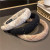 Retro French Chanel-Style Wide-Brimmed Sponge Headband Increased Skull Top Go out in Autumn and Winter All Match Hairpin Headdress Hair Hoop Female