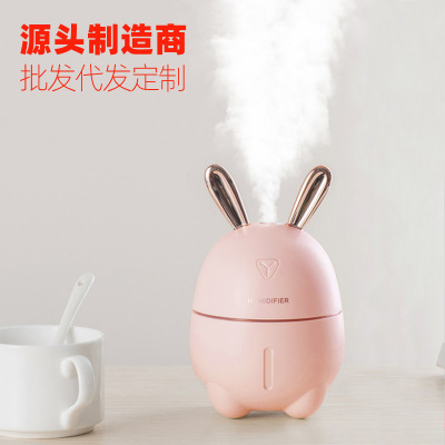 New Mute Mini Humidifier Portable Desktop Home Car Creativity Large Spray USB Rechargeable Humidifier