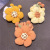 Three-Dimensional Sunflower Large Intestine Hair Band Half Hair Updo Tie-up Hair Accessories Hair Band Female Hair Rope Female Rubber Band Hair Rope
