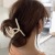 Korean Ins Fashion Blogger Cross Hair Claw Headdress Simple Fashionable Barrettes Large Hair Claw Ins