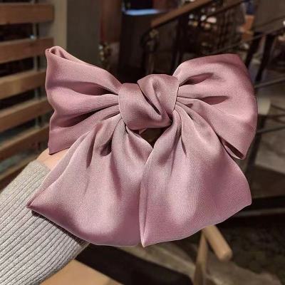 Japanese and Korean Lolita Hairpin Oversized Bow Barrettes Back Head Clip Ponytail Spring Hair Accessories Cross-Border Internet Hot