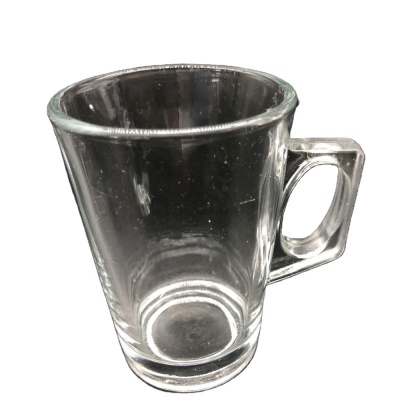 Heat Resistance Double Wall Glass Cup with Lid Handle Cup Gl