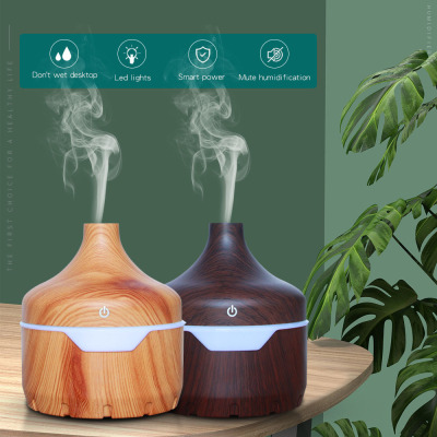 New Aquarius Upgraded Humidifier Large Capacity Household Essence Office Wood Grain Humidifier Mute Aroma Diffuser