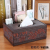 Multifunctional Leather Tissue Box Paper Extraction Box Coffee Table Living Room Remote Control Storage Box Hotel Household Napkin Box Simple