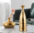 Electroplated Ceramic Vase Golden Decoration Home Model Room Living Room Light Luxury Flower Arrangement Table-Top Decoration