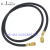 black color R410a Refrigeration charging hose fluoride tube 1/4SAE 800-4000psi