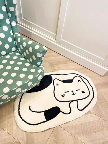 machine washable pet  mi new bathroom absorbent floor mat bathroom door soft floor mat cartoon non-slip lint-free