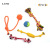 Amazon Pet Toy Pet Dog Cotton Rope Toys Molar Teeth Cleaning Colorful Dog Chewing Rope Combination Set