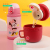 Children's Thermos Mug Temperature-Sensitive Color-Changing One-Click Lock Cover Multi-Function Drop-Resistant Vacuum Cup One Cup Multi-Cover